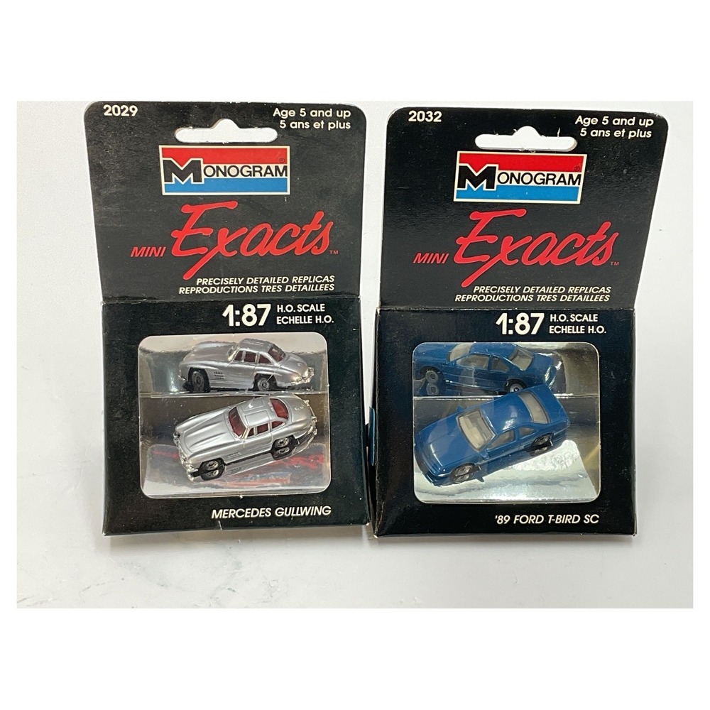 Monogram Mini Exacts 1:87 Scale Mercedes &‎ Ford Model Cars